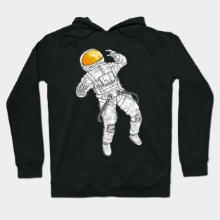 Astronaught Floating in Space Hoodie